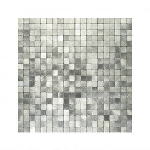Steel Square 30cm x 30cm Peel & Stick Mosaic Tile