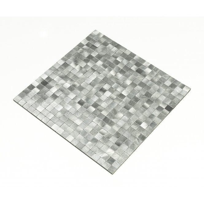 Steel Square 30cm x 30cm Peel & Stick Mosaic Tile