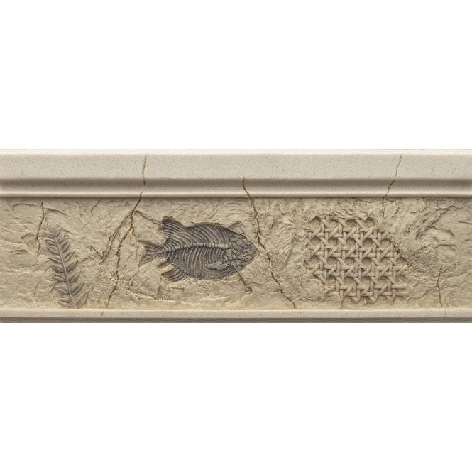 Stone Fish Beige 12cm x 33cm Border Tile