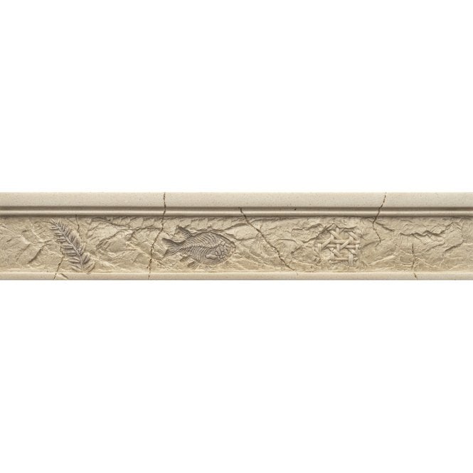 Stone Fish Beige 6cm x 33cm Border Tile