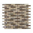 StoneBrick Beige 30cm x 30cm Peel & Stick Mosaic Tile
