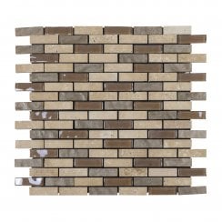 StoneBrick Beige 30cm x 30cm Peel & Stick Mosaic Tile