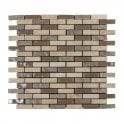 StoneBrick Beige 30cm x 30cm Peel & Stick Mosaic Tile