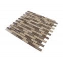 StoneBrick Beige 30cm x 30cm Peel & Stick Mosaic Tile