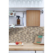 StoneBrick Beige 30cm x 30cm Peel & Stick Mosaic Tile