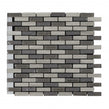 Stonebrick Grey 30cm x 30cm Peel & Stick Mosaic Tile