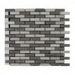 Stonebrick Grey 30cm x 30cm Peel & Stick Mosaic Tile