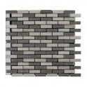 Stonebrick Grey 30cm x 30cm Peel & Stick Mosaic Tile