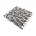 Stonebrick Grey 30cm x 30cm Peel & Stick Mosaic Tile