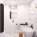 Stracciatella Ivory Terrazzo Mix 60cm x 60cm Wall & Floor Tile