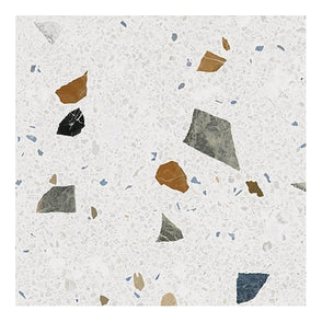 Stracciatella Ivory Terrazzo Mix 75cm x 75cm Wall & Floor Tile