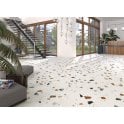 Stracciatella Ivory Terrazzo Mix 75cm x 75cm Wall & Floor Tile
