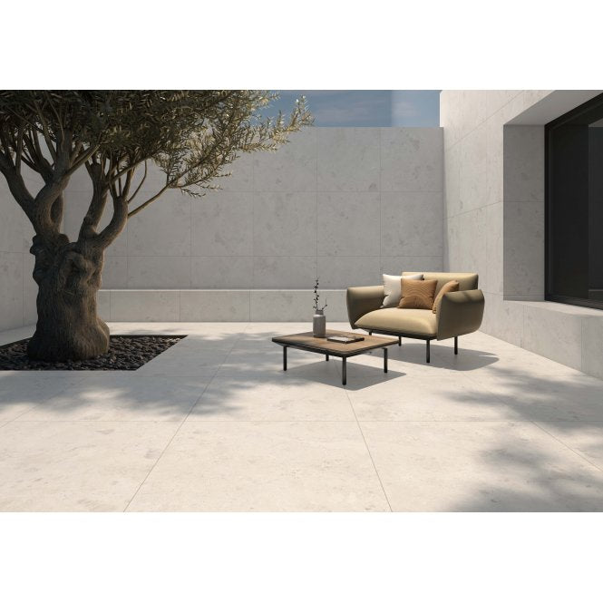 Stratos Brecci White 100cm x 100cm 2cm Slab Tile