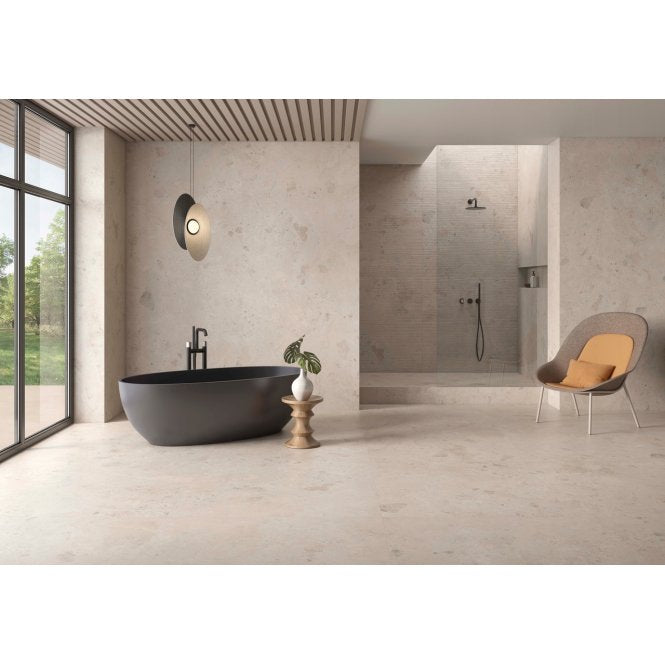 Stratos Brecci White 100cm x 100cm Floor Tile