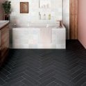 Equipe Stromboli Black City 9.2cm x 36.8cm Wall & Floor Tile