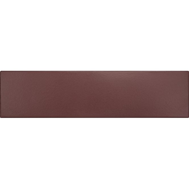 Equipe Stromboli Oxblood 9.2cm x 36.8cm Wall & Floor Tile