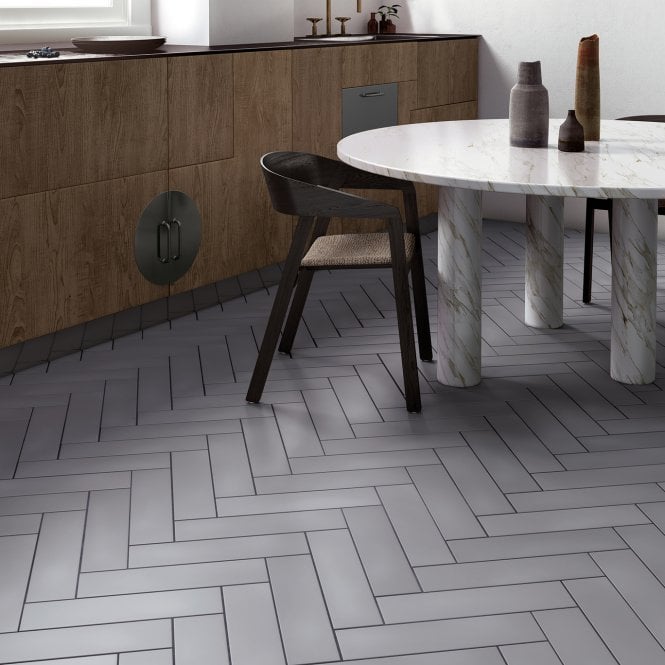 Equipe Stromboli Simply Grey 9.2cm x 36.8cm Wall & Floor Tile