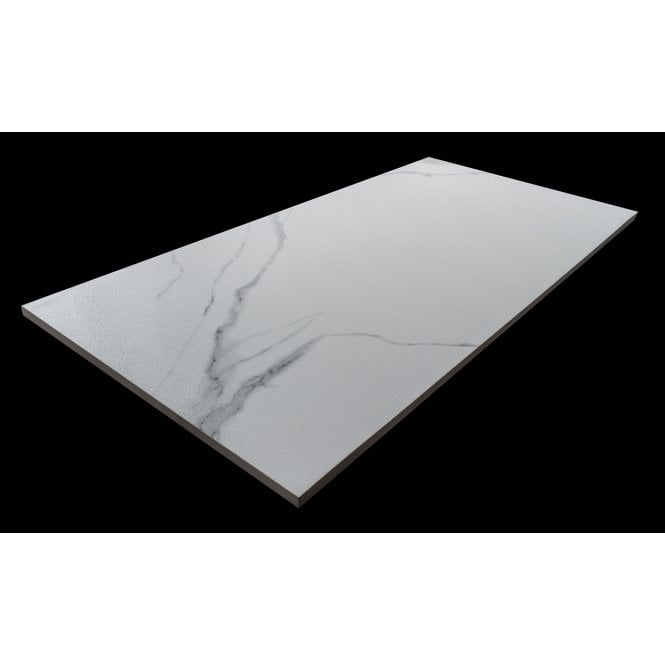 Sugar Effect White Marble 30cm x 60cm Wall & Floor Tile