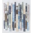 Summer Wood Interlocking Aluminium and Glass Mix (2.4cm x 9.8cm) 30cm x 30cm Mosaic