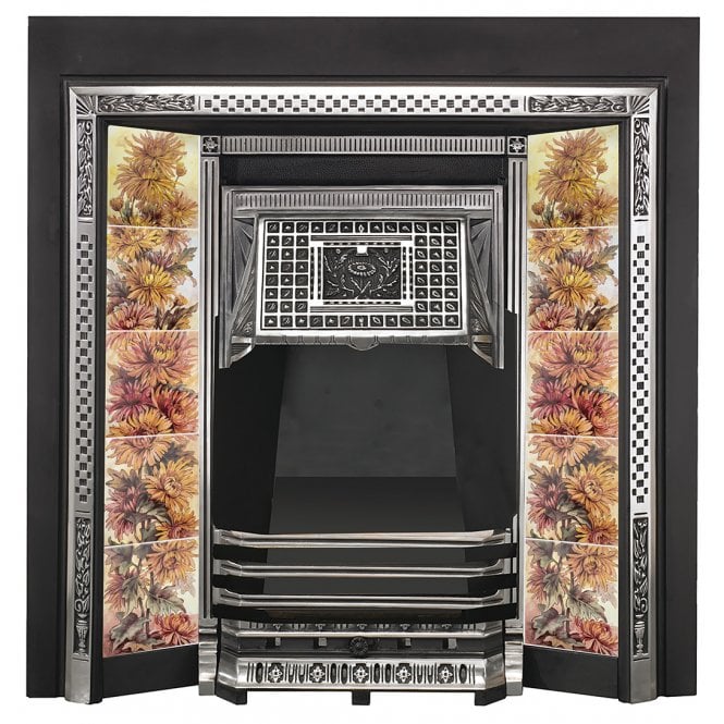 Sunflower Fireplace 15.2cm x 15.2cm Wall Tile