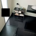 Super Black Polished Porcelain 60cm x 60cm Floor Tile