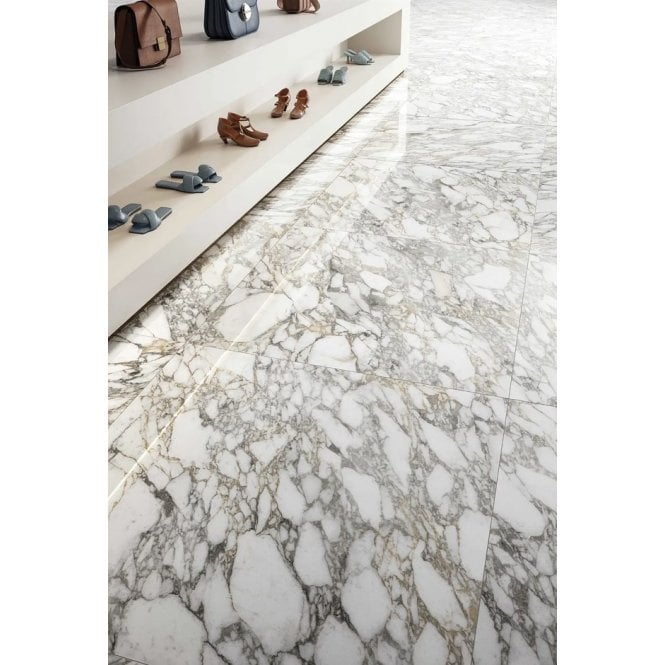 Italian Design Supreme Memories Bianco Vagli 60cm x 120cm Wall and Floor Tile