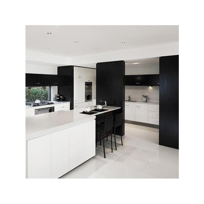 Supreme White 80cm x 80cm Polished Porcelain Wall and Floor Tile