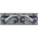 Heckstream Surat Victorian Blue 5cm x 15cm Border Tile