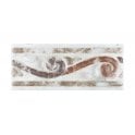 Heckstream Swirl Cameo Beige CAM 316 10cm x 20cm Border Tile