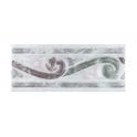 Heckstream Swirl Cameo Green CAM 315 10cm x 20cm Border Tile
