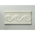 Heckstream Swirl Cream 7.5cm x 15cm Border Tile