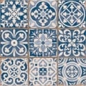 Peronda Tangier Blue Decor 33cm x 33cm Wall & Floor Tile