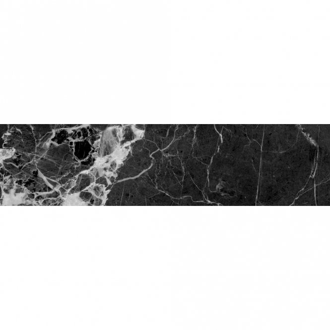 Tattoo Black 7.5cm x 30cm Wall Tile