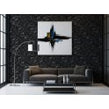 Tattoo Black 7.5cm x 30cm Wall Tile