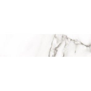 Tattoo White 7.5cm x 30cm Wall Tile
