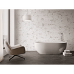 Tattoo White 7.5cm x 30cm Wall Tile