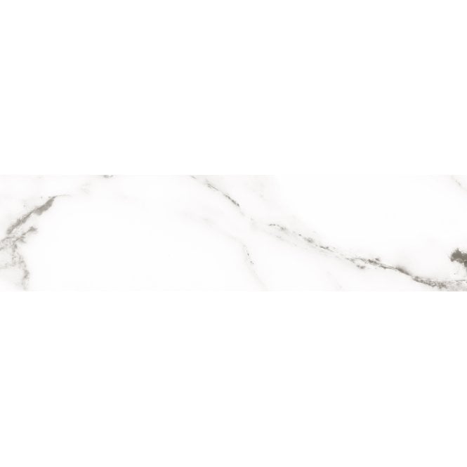 Tattoo White 7.5cm x 30cm Wall Tile