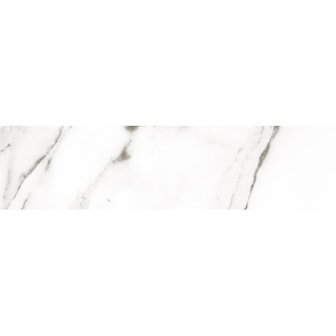 Tattoo White 7.5cm x 30cm Wall Tile