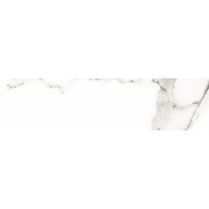 Tattoo White 7.5cm x 30cm Wall Tile