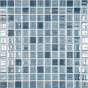 Tender Blue Mix 31.7 x 31.7cm Mosaic Tile