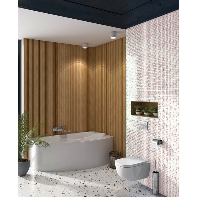 Tender Coral Mix 31.7 x 31.7cm Mosaic Tile