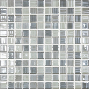 Tender Grey Mix 31.7cm x 31.7cm Mosaic Tile
