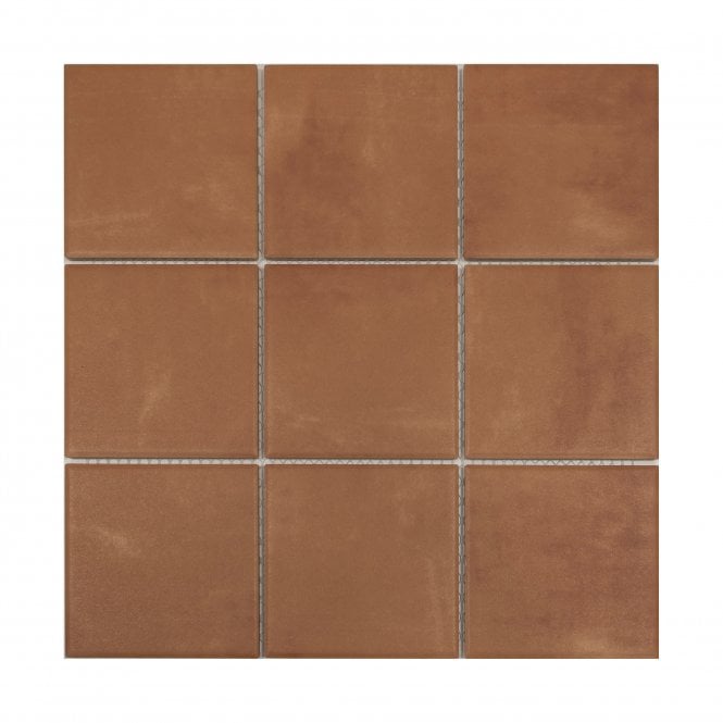 Terracotta Square 30cm x 30cm (9.7cm x 9.7cm) Mosaic Tile