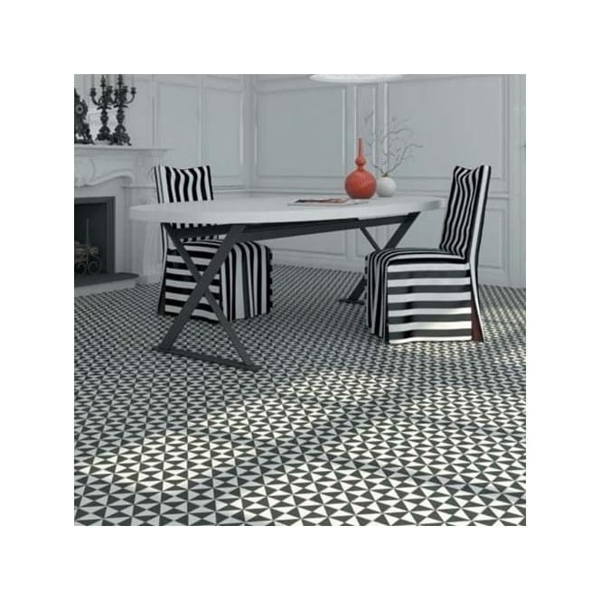 Vives Terrades Grafito 20cm x 20cm Floor Tile
