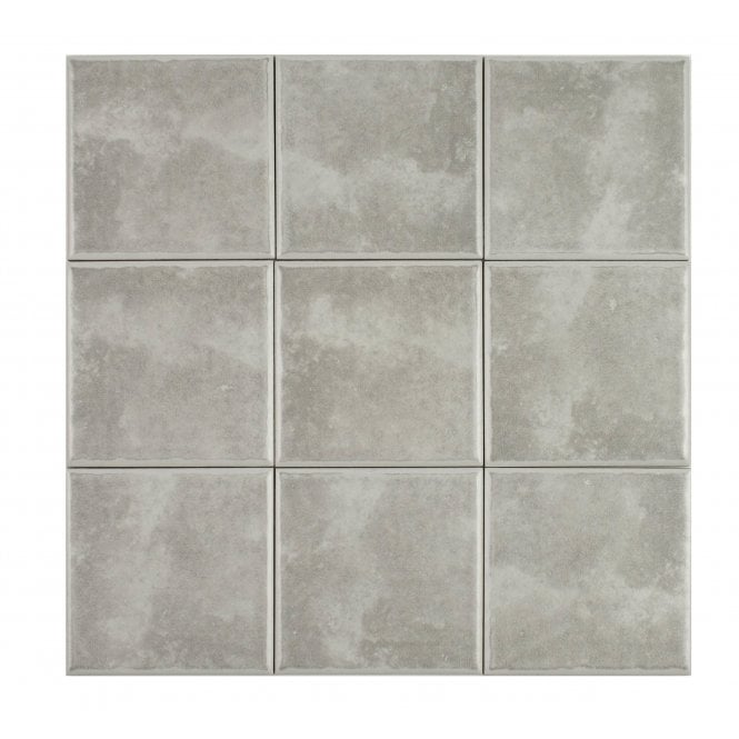 Terrano Grey 10cm x 10cm Wall Tile