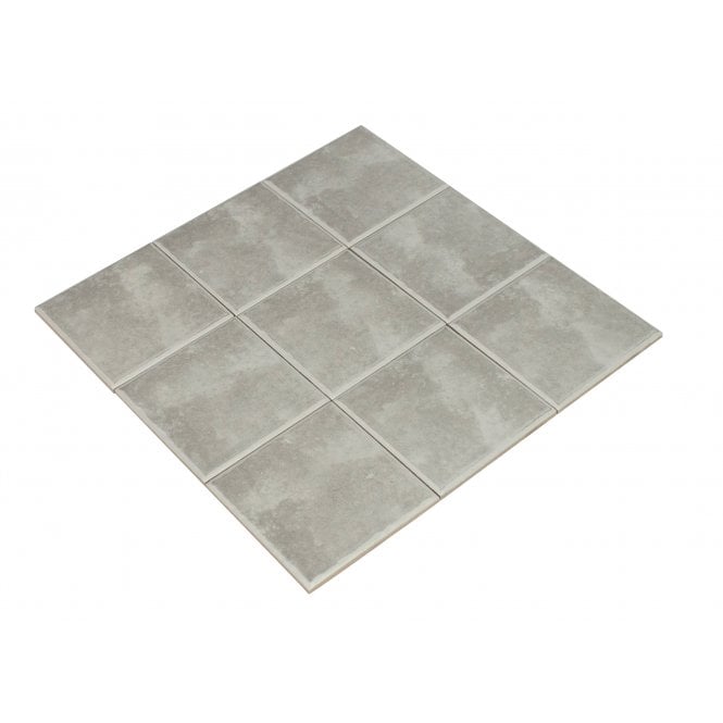 Terrano Grey 10cm x 10cm Wall Tile