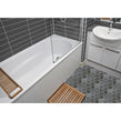 Terrazzo Hexagon Dark Grey Mosaic 26cm x 27.8cm Wall & Floor Tile