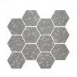 Terrazzo Hexagon Light Grey Mosaic 26cm x 27.8cm Wall & Floor Tile