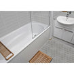 Terrazzo Hexagon Light Grey Mosaic 26cm x 27.8cm Wall & Floor Tile