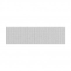 British Ceramic Tile Textile Weave Grey Matt 14.8cm x 49.8cm Wall Tile